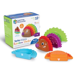 Foto 1 | Foto 1 | Recursos De Aprendizaje Para Apilar Y Contar Juguetes Spike Hedgehog - Venta Internacional.