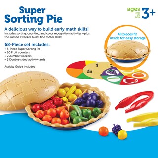 Foto 6 | Foto 6 | Tarta Superclasificadora De Toy Learning Resources, 68 Piezas, Más De 3 Años - Venta Internacional.