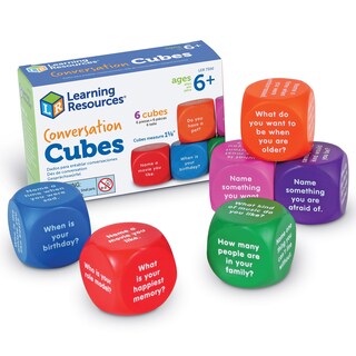 Foto 1 | Foto 1 | Conversación Sobre Recursos De Aprendizaje De Foam Cubes, 6 Piezas, Más De 6 Años - Venta Internacional.