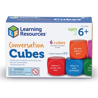 Foto 2 | Foto 2 | Conversación Sobre Recursos De Aprendizaje De Foam Cubes, 6 Piezas, Más De 6 Años - Venta Internacional.