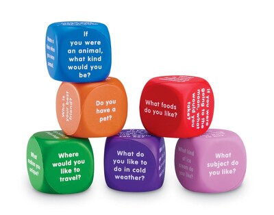 Foto 3 | Foto 3 | Conversación Sobre Recursos De Aprendizaje De Foam Cubes, 6 Piezas, Más De 6 Años - Venta Internacional.
