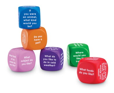 Foto 4 | Foto 4 | Conversación Sobre Recursos De Aprendizaje De Foam Cubes, 6 Piezas, Más De 6 Años - Venta Internacional.