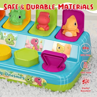 Foto 5 | Foto 5 | Juguete Desplegable Lehoo Castle Con Causa Y Efecto, Dinosaurio Bebé De 6 A 18 M - Venta Internacional.