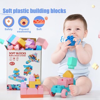 Foto 4 | Foto 4 | Juego De Bloques Chenxuanbro Soft Para Niños De 2 A 6 Años Con 101 Piezas - Venta Internacional.