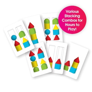 Foto 5 | Foto 5 | Pila Y Clasificadora Sensorial Toy Edushape Geostacker Para Más De 12 Meses - Venta Internacional.