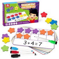 Juego Magnético De Diez Marcos Math Manipulative Coogam Para Niños De 3 A 5 Años - Venta Internacional.