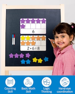 Foto 5 | Foto 5 | Juego Magnético De Diez Marcos Math Manipulative Coogam Para Niños De 3 A 5 Años - Venta Internacional.
