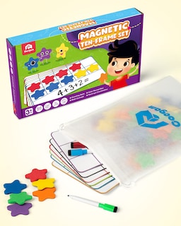 Foto 7 | Foto 7 | Juego Magnético De Diez Marcos Math Manipulative Coogam Para Niños De 3 A 5 Años - Venta Internacional.