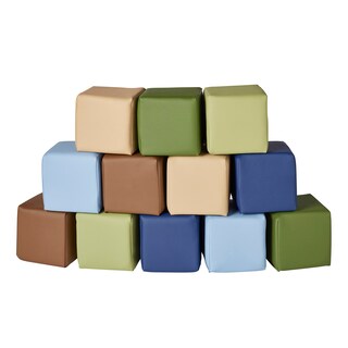 Foto 1 | Foto 1 | Building Blocks Ecr4kids Softzone Patchwork Para Niños Pequeños, 12 Piezas - Venta Internacional.