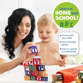 Foto 4 | Foto 4 | Bloques Apilables de Madera con Forma de Alfabeto Skoolzy - Venta Internacional