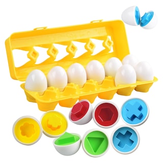 Foto 1 | Foto 1 | Juguetes de Aprendizaje Reconocimiento de Colores y Formas 12 Huevos - Venta Internacional