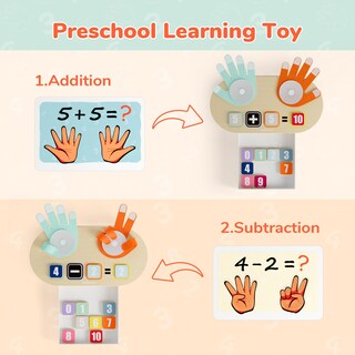 Foto 2 | Foto 2 | Juguete Learning Number Top Bright Para Niños De 3 Años O Más Con 12 Bloques - Venta Internacional.