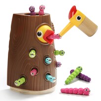 Juego Magnético Montessori Toy Top Bright Para Alimentar Pájaros A Partir De 2 Años - Venta Internacional.