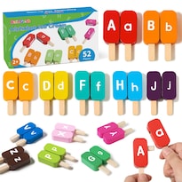 Juguete A Juego De Helados Alphabet Baingesk Con 52 Piezas Abc - Venta Internacional.
