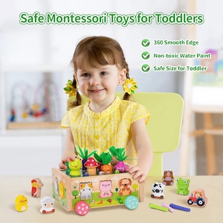 Foto 5 | Foto 5 | Juguetes de Granja Montessori de Madera Kmtjt- Venta Internacional