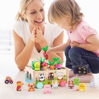Foto 7 | Foto 7 | Juguetes de Granja Montessori de Madera Kmtjt- Venta Internacional