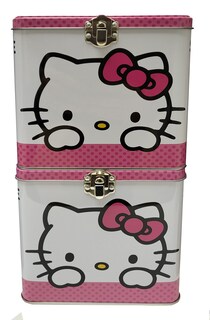 Foto 2 | Foto 2 | Caja De Almacenamiento The Tin Box Company Hello Kitty, Apilable - Venta Internacional.