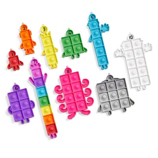 Foto 1 | Foto 1 | Bloques Numéricos Sensory Bubble Poppers Hand2mind Con Llaveros - Venta Internacional.