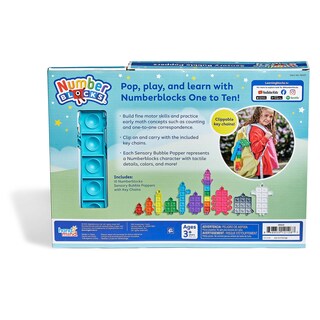 Foto 7 | Foto 7 | Bloques Numéricos Sensory Bubble Poppers Hand2mind Con Llaveros - Venta Internacional.