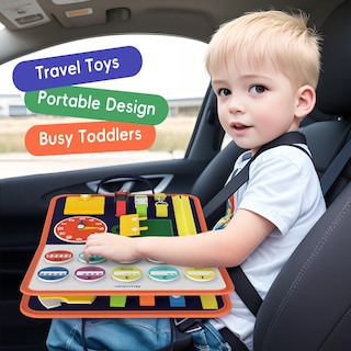 Foto 5 | Foto 5 | Juguetes Sensoriales Busy Board Freebear Busy Board Para Niños Pequeños De 1 A 4 Años - Venta Internacional.
