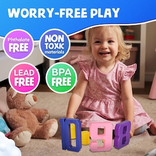 Foto 5 | Foto 5 | Juego De Bloques Numéricos Y Monedas Para Contar Monedas Toy Skoolzy, 44 Piezas, Más De 18 M - Venta Internacional.