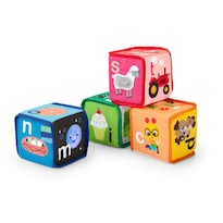 Soft Blocks Baby Einstein Alpha Stacks Multisensoriales 3+ - Venta Internacional.