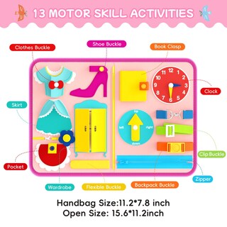 Foto 3 | Foto 3 | Sensory Busy Board Freebear Busy Board Para Niños De 3 A 5 Años - Venta Internacional.