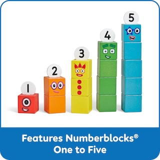 Foto 4 | Foto 4 | Bloques De Construcción De Madera Hand2mind Numberblocks 1-5 Niños Pequeños - Venta Internacional.