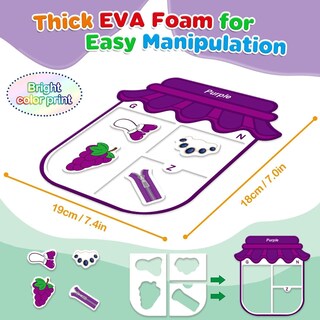 Foto 5 | Foto 5 | Set De Clasificación Magnética De Colores Lafande Para Niños Mayores De 3 Años - Venta Internacional.