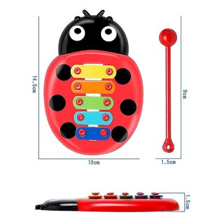 Foto 1 | Foto 1 | Venta Internacional - Juguete De Xilófono Con Forma De Mariquita Colorida De 8 Notas Para Bebés Y Niños