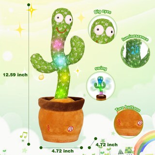 Foto 5 | Foto 5 | Venta Internacional - Juguete Para Bebés Dancing Cactus Milegi Para 6 A 12 Meses Con Sound & Li