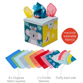 Foto 7 | Foto 7 | Caja De Pañuelos Sensoriales Taf Toys Sensory Crinkle Para Niños Pequeños - Venta Internacional.