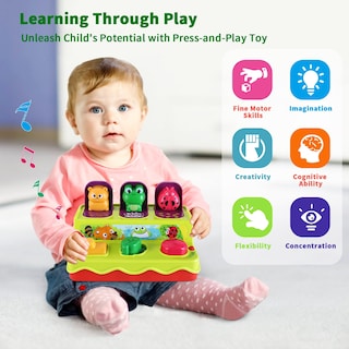 Foto 2 | Foto 2 | Juguete Montessori Musical color Verde para Niños de 1 Año o Más - Venta Internacional