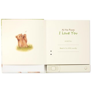 Foto 7 | Foto 7 | Libro Grabable Hallmark All The Places I Love You Con Música - Venta Internacional.