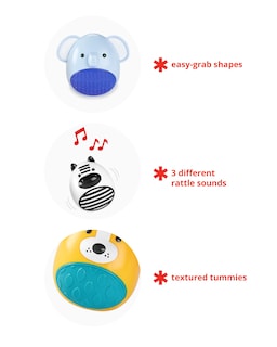 Foto 2 | Foto 2 | Set De Juguetes Musicales Skip Hop Jungle Beats Maracas Para Bebé - Venta Internacional.