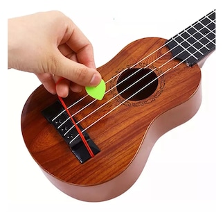 Foto 4 | Foto 4 | Guitarra Instrumento Musical De Juguete Pequeño, Naranja