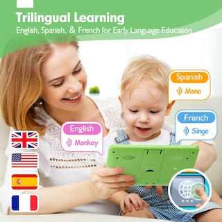 Foto 4 | Foto 4 | Tableta De Aprendizaje Hahaland Para Niños Pequeños De 1 A 3 Años Con Música Y Luces - Venta Internacional.