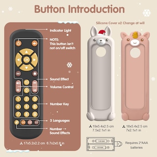 Foto 6 | Foto 6 | Juguete Nueplay Con Control Remoto Baby Tv Con Mordedor De Silicona De Más De 6 M - Venta Internacional.