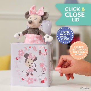 Foto 5 | Foto 5 | Juguete Musical Disney Baby Minnie Mouse Jack-in-the-box Pink - Venta Internacional