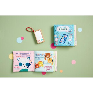 Foto 2 | Foto 2 | Book Mud Pie Kids My First Phone Con Teléfono De Juego De Madera - Venta Internacional.