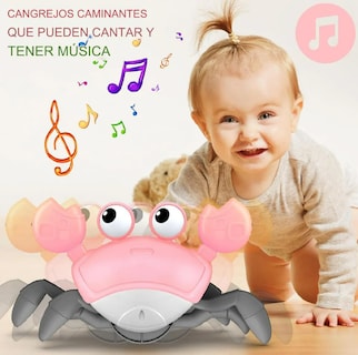 Foto 3 | Foto 3 | Xtellar Juguetes Educativos E Interactivos Cangrejo Rosa Sensorial Para Bebés