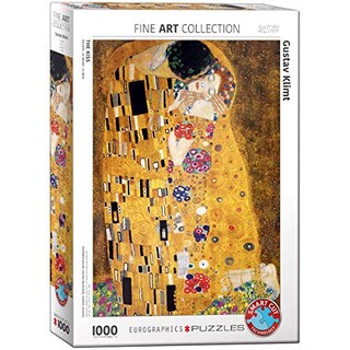 Foto 1 | Foto 1 | Venta Internacional - Gustav Klimt The Kiss - Rompecabezas De 1000 Piezas, Color Amarillo