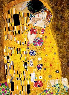 Foto 2 | Foto 2 | Venta Internacional - Gustav Klimt The Kiss - Rompecabezas De 1000 Piezas, Color Amarillo
