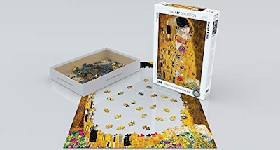 Foto 3 | Foto 3 | Venta Internacional - Gustav Klimt The Kiss - Rompecabezas De 1000 Piezas, Color Amarillo