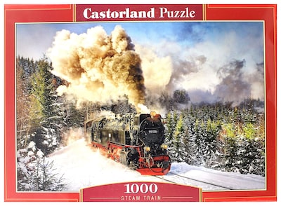 Foto 4 | Foto 4 | Venta Internacional-Rompecabezas Castorland Steam Train 1000 Piezas