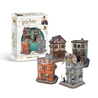 Foto 1 | Foto 1 | Venta Internacional - Rompecabezas 3D de la Colección Harry Potter Diagon Alley 4 Modelos