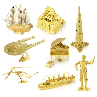 Foto 3 | Foto 3 | Venta Internacional - Kit De Maquetas De Rompecabezas De Metal 3d Para Adultos Y Niños, Montaje Por Ti Mismo