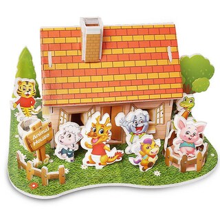 Foto 4 | Foto 4 | Venta Internacional - Modelo De Rompecabezas De Arquitectura De Castillo En 3d, Papel De Bricolaje