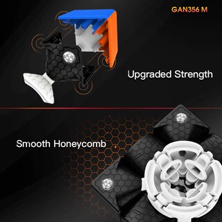 Foto 3 | Foto 3 | Venta Internacional - Speed Cube Gan 356 M, Sin Pegatinas, 3 X 3, Magnetic Lite 2020, Versión 2020