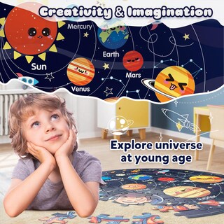 Foto 4 | Foto 4 | Venta Internacional - Rompecabezas Talgic Solar System, 70 Piezas, Para Niños De 3 A 10 Años